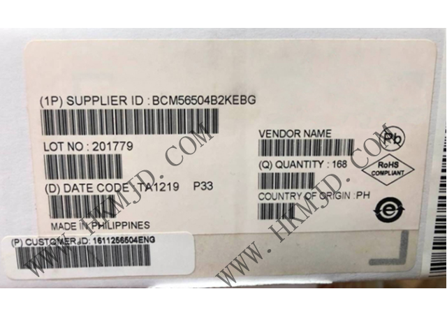 以太網(wǎng) IC BCM56504B2KEBG 24端口GbE多層交換機(jī)，帶4個(gè)10GbE/HiGig+?端口