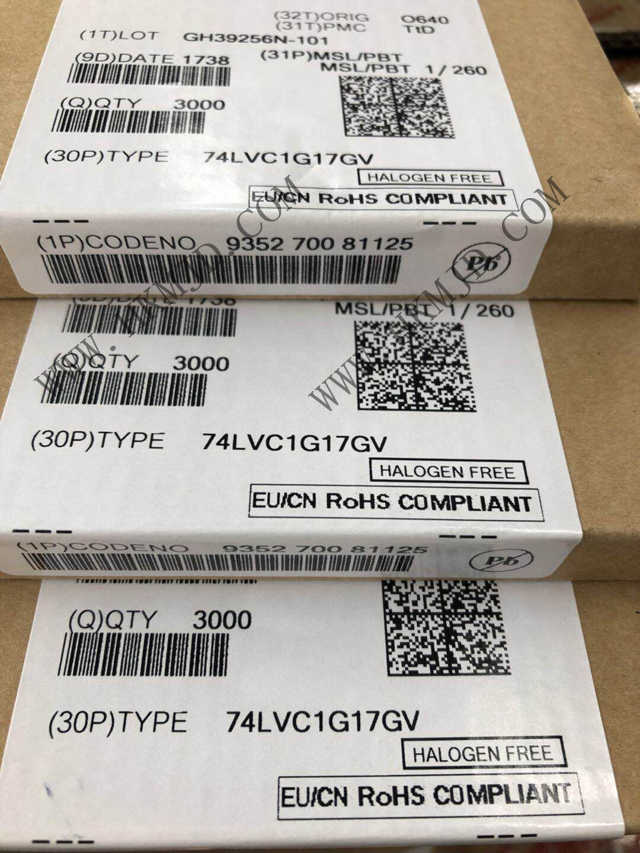 NXP 74LVC1G17GV 邏輯緩沖器，驅(qū)動器，接收器，收發(fā)器