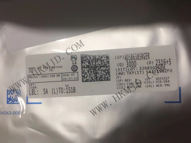 出售TI（VQFN-24）ADS8638 ADS8638SRGER 12位模數(shù)轉換器 - ADC