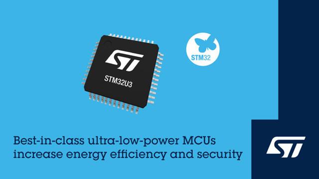 意法半導體推出STM32U3微控制器，面向遠程、智能和可持續(xù)應用